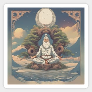 lets meditate Sticker